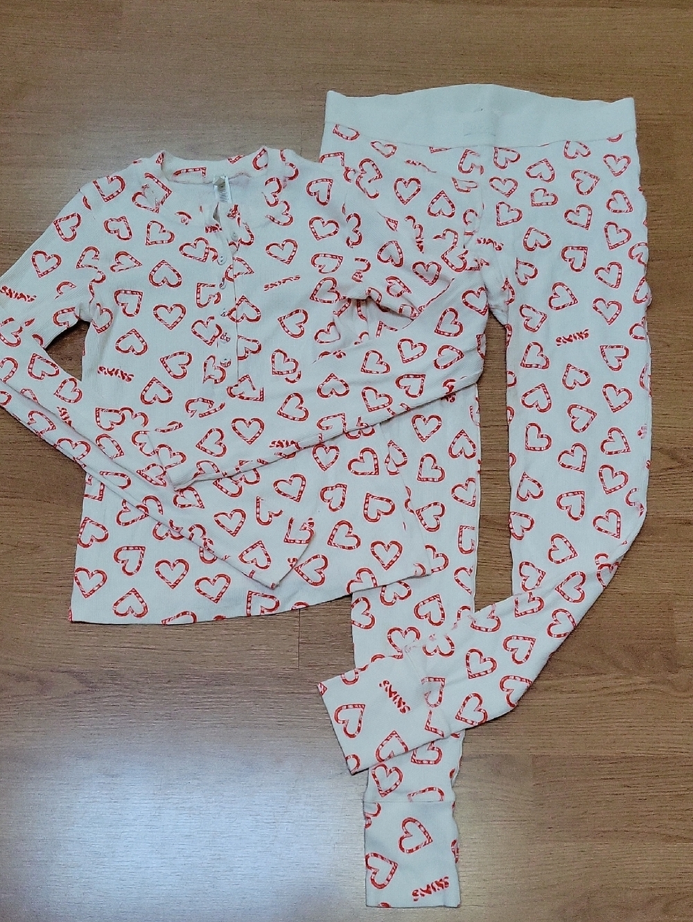Skims Cotton Rib Henley & Leggings Set - Picture 2 of 7
